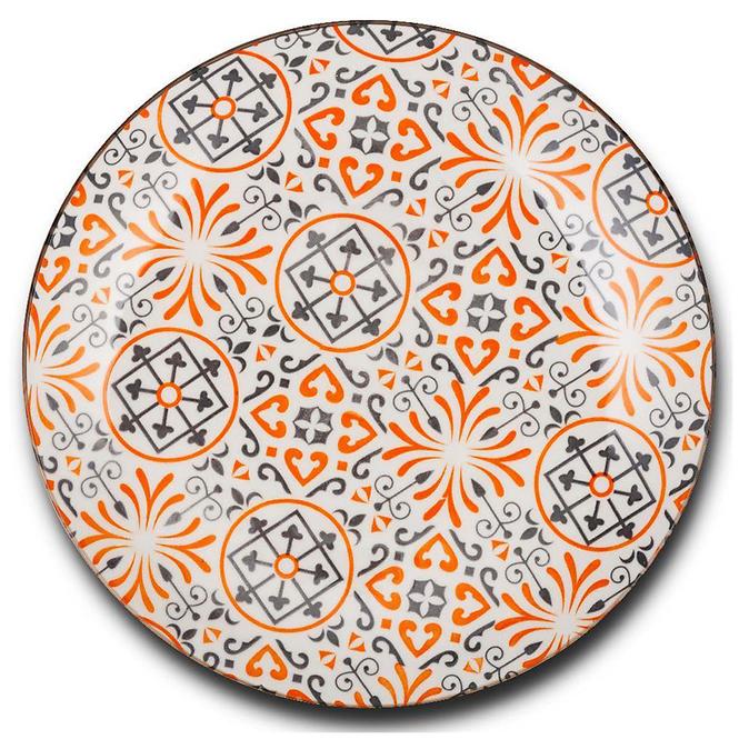 Porculanski plitki tanjur Maiolica Orange 26,5 cm