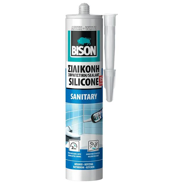 BISON SILICONE SANITARY TRANS 280ML