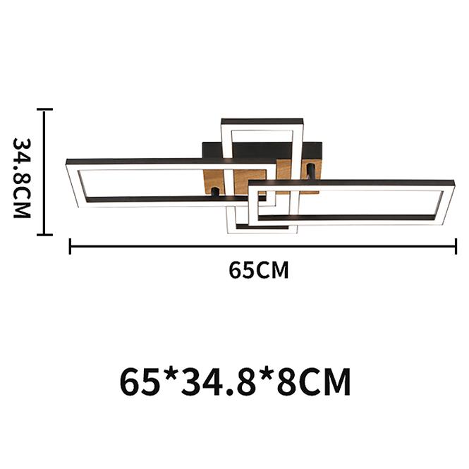 Svjetiljka Alma 3P WOOD AC-AL3PWOL 20W PL3 