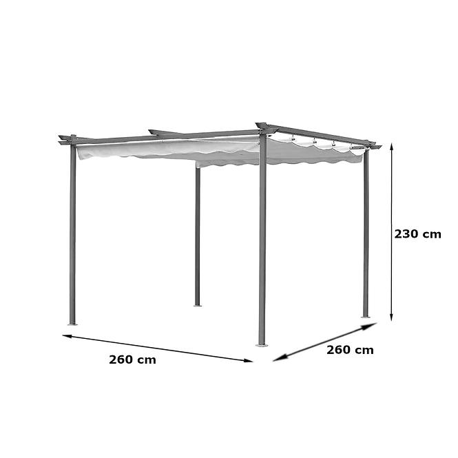 Vrtni paviljon 3x3 m