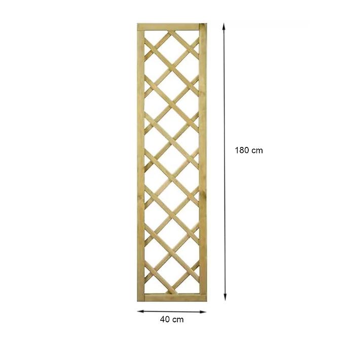 Rešetkasta mreža R34 ravna 40x180cm