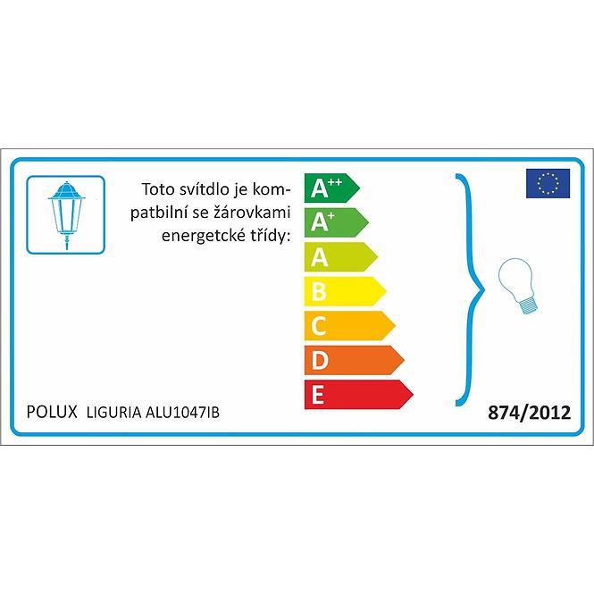 Vrtna svjetiljka Liguria ALU GÓRA1047IB -crna KG1