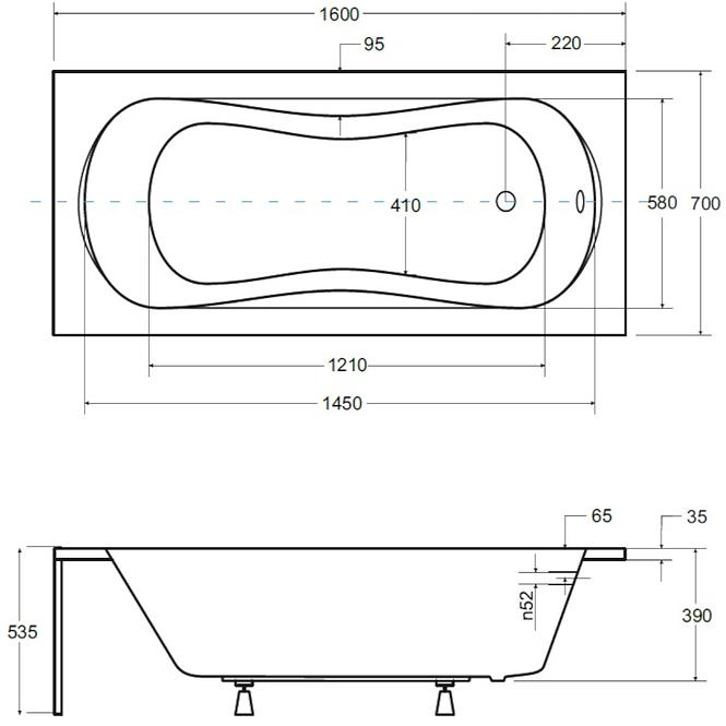 Kada Aria plus 160/70 + ručke