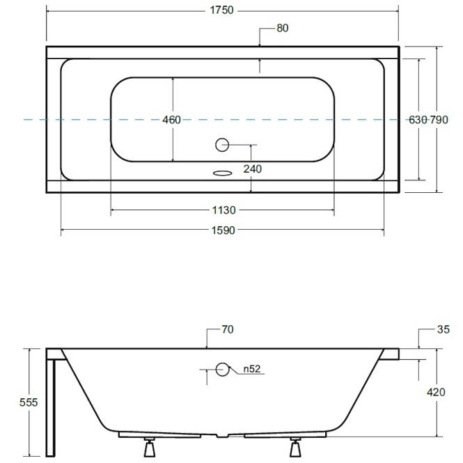 Kada Quadro 175/80 s nogicama