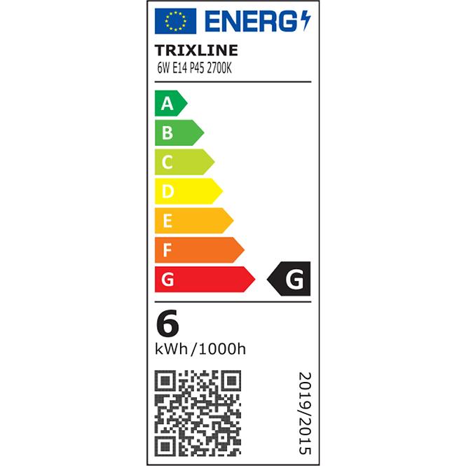 Žarulja BC 6W TR LED E14 G45 2700K Trixline