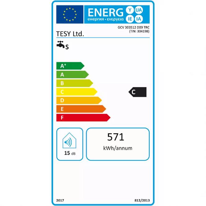 Grijač vode Slim 30L, 1200W