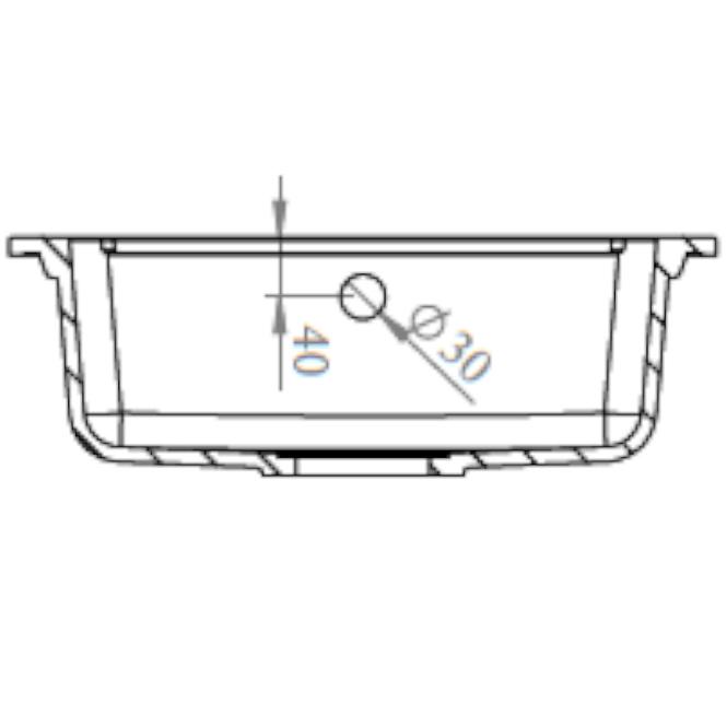 Granitni sudoper 2 korita 780x475 bijeli