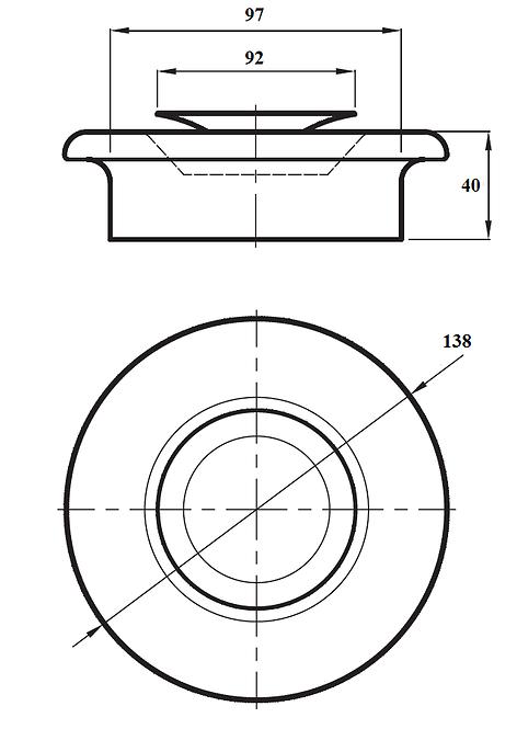 Usisni anemostat  AS100-ML