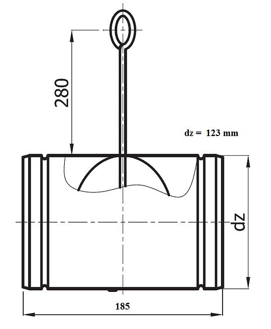 Regulacijska zaklopka PJS125/2-OC