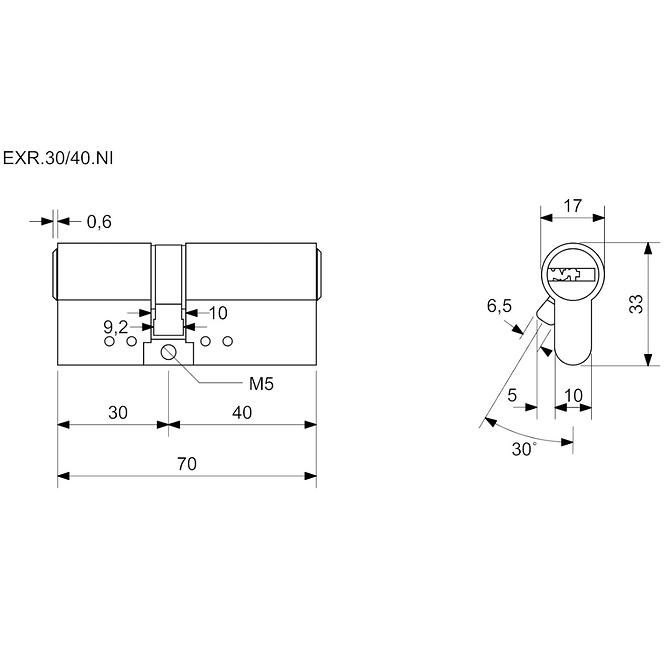 CILINDAR EXR.30/40.NI