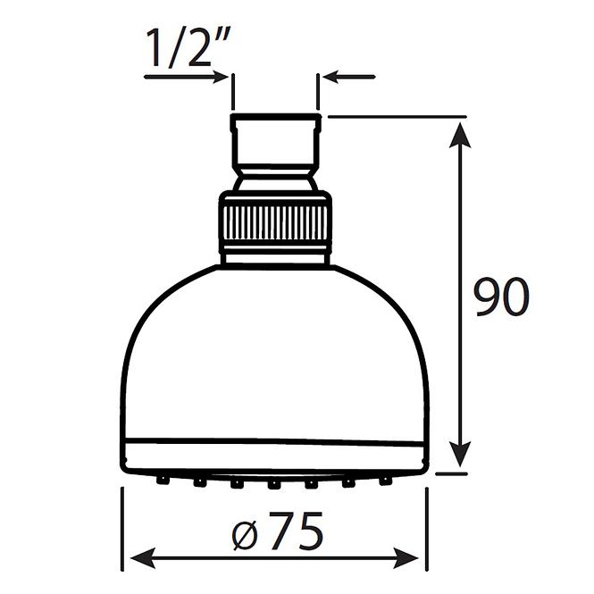 DES06 HEBE TUŠ GLAVA