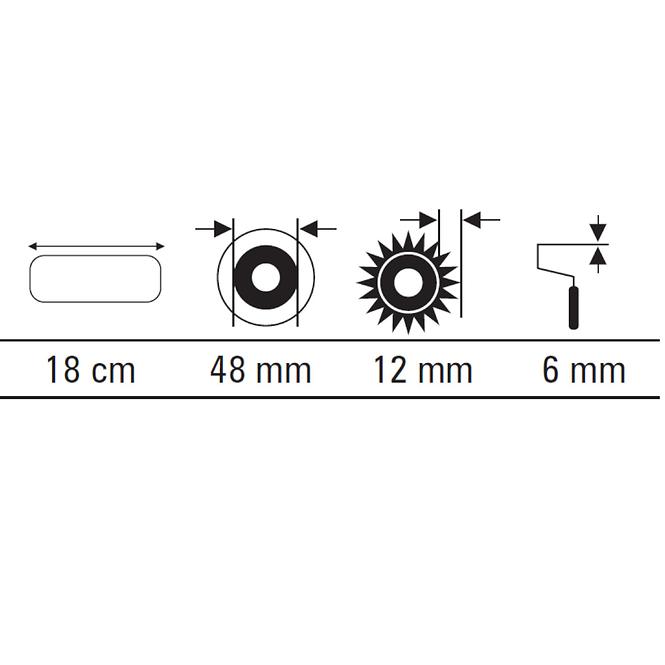 Valjak Syntex 18 cm