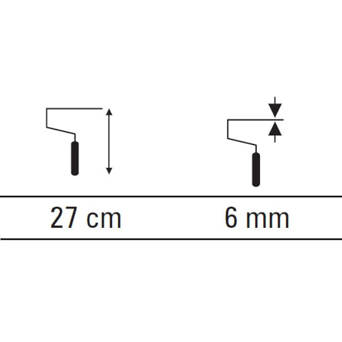 Drška za valjak 27 cm