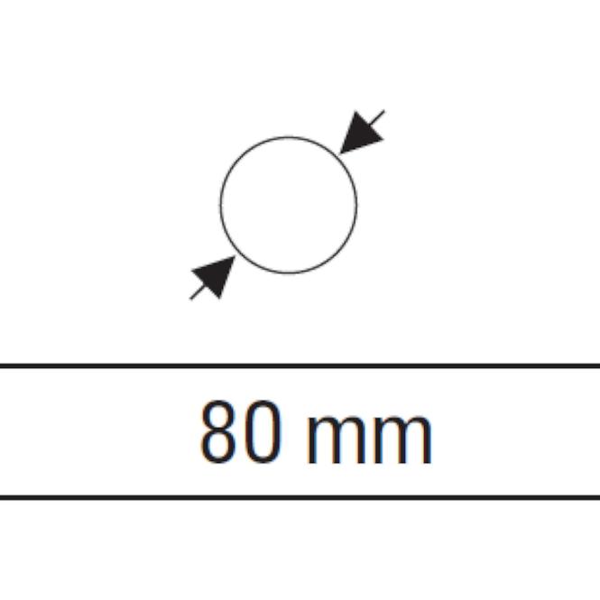 Mješalica pocinčana 80 mm