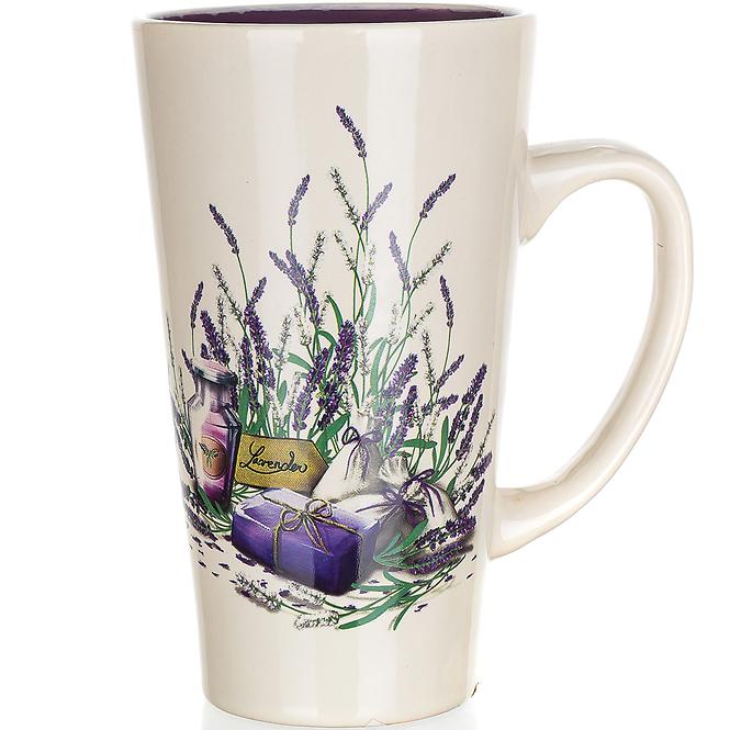 Visoka šalica lavanda 450ml 60hh200l