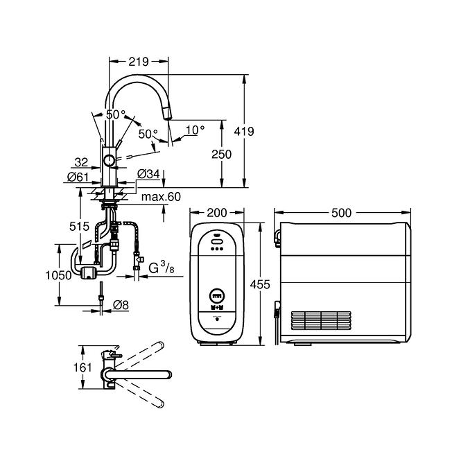 Grohe blue home start set