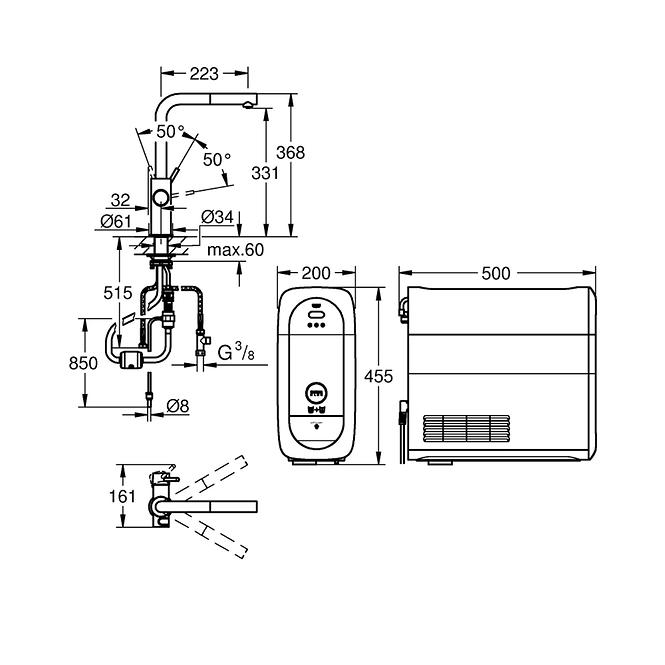 Grohe blue home start set