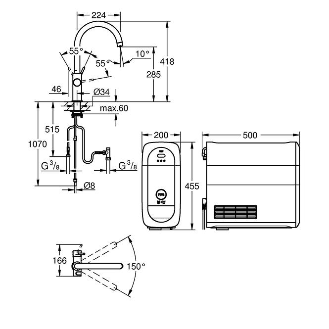 Grohe blue home start set