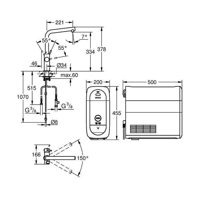 Grohe blue home start set