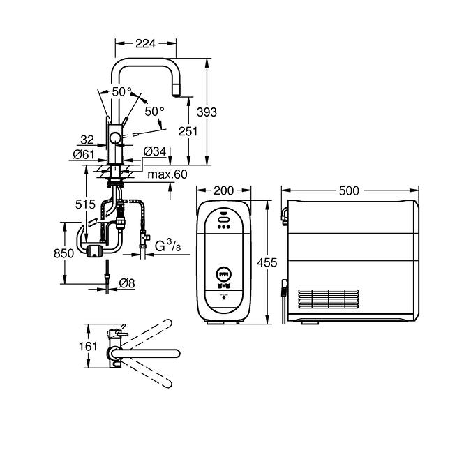 Grohe blue home start set