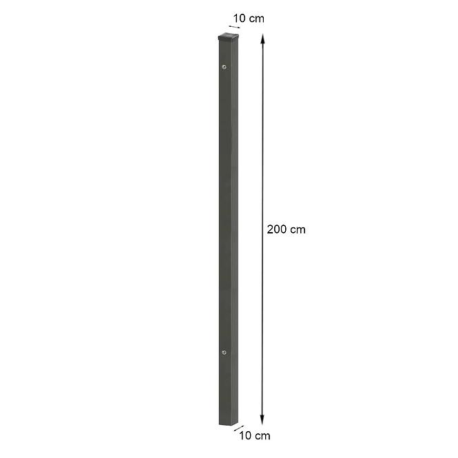 Stup  s rupama 100x100 RAL7016