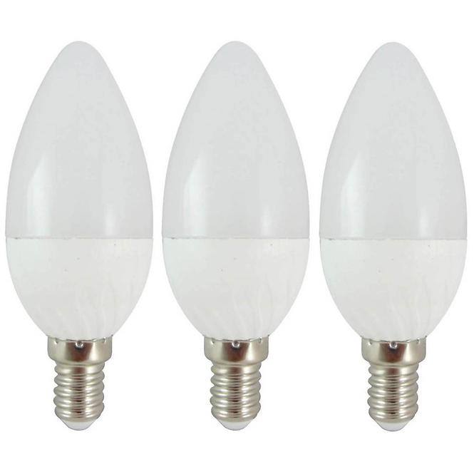 LED Žarulja C35 6W E14 515LM 4200K (3-pack)