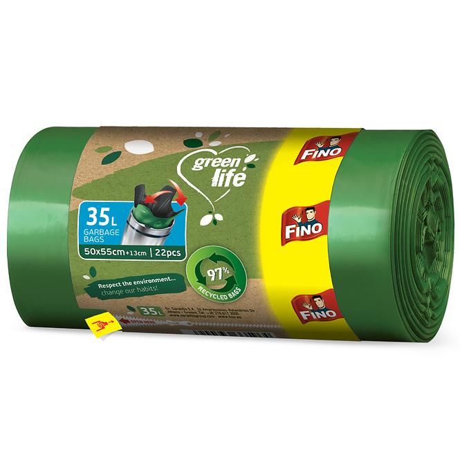 Vreće za smeće Fino Green Life 35 l 22 kom HD