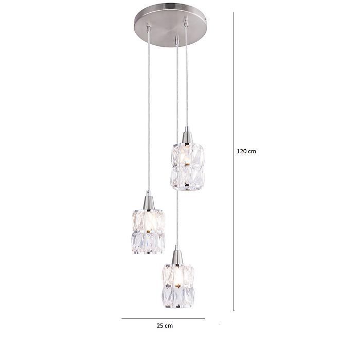 PRIVJESAK LAMPA 15760-3 KROM LW3