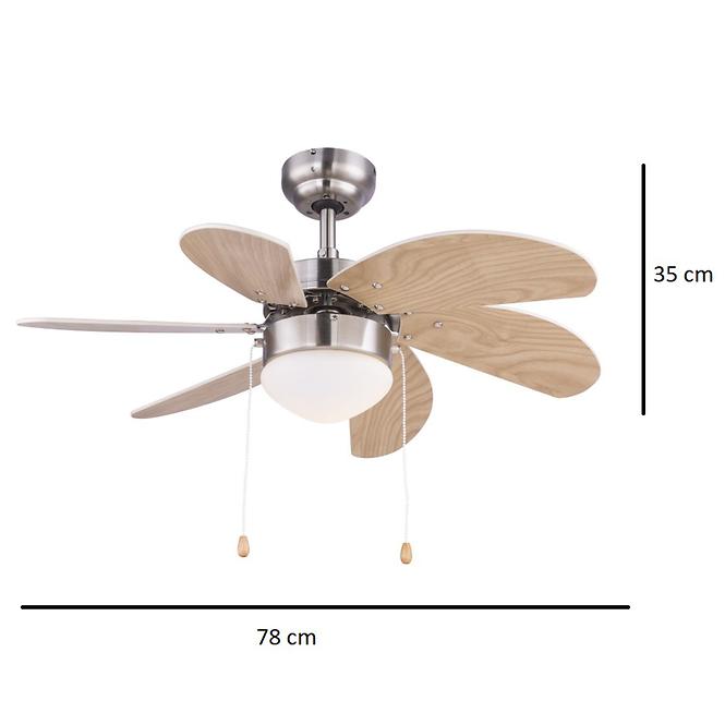 Lampoventilator 03301 1*E14 PL1