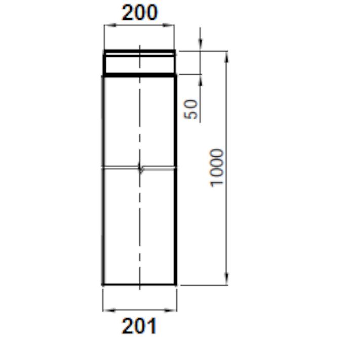 Dimovodna cijev 200/1000