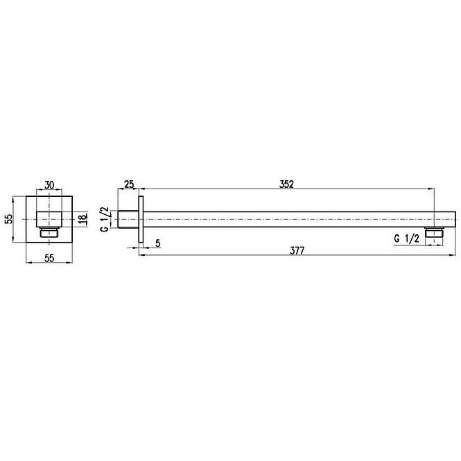 MD0450 TUŠEVI ZA RAMENA 38CM