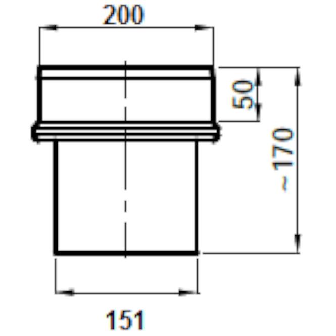 Redukcija za cijev 200/150
