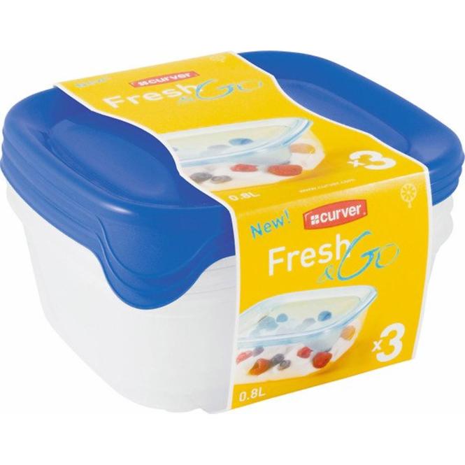 Posude Fresh&Go 3x0,8l 242885