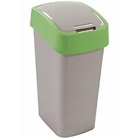 Kanta za smeće flip bin 45l 195022 srebrna/zelena