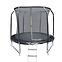 Trampolin s ljestvama 244cm crna