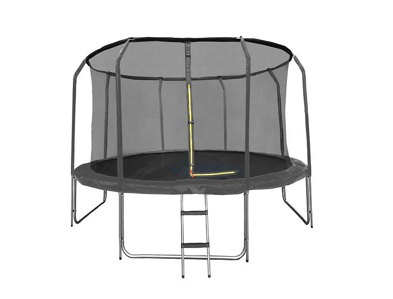 Trampolin s ljestvama 366cm crna